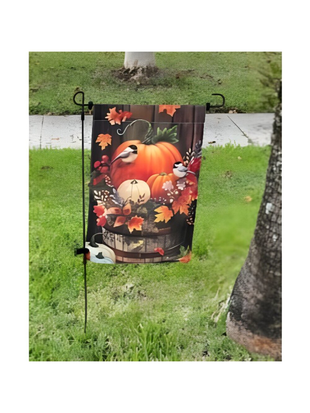 Large Garden Flags 28x40 Double Sided for Outside, Halloween Thanksgiving